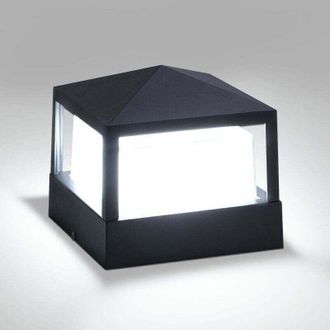 OEM Farola Exterior Impermeable Ip65 - Aluminio Y Abs - 18w 6000k Blanco Fr&iacute;o - Dimensiones 16x16x12cm - F&aacute;cil Instalaci&oacute;n -crezuo