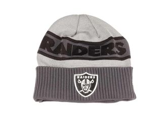 New Era Las Vegas Raiders NFL 2023 Sideline Tech Knit CW Gray Beanie - One-Size