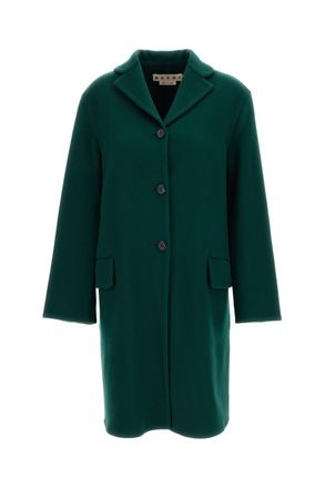 Marni Cocoon Silhouette Wool And Cashmere Coat