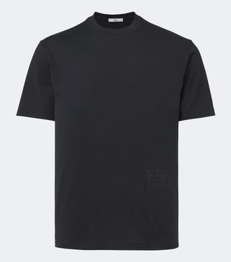 Fendi Logo cotton jersey T-shirt