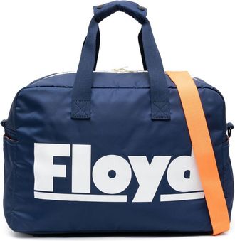 Floyd logo-print zipped holdall - unisex - Polyamide/Nylon - One Size - Blue