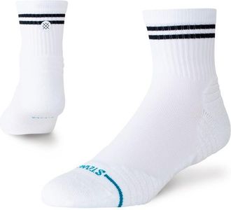 Stance Lined Up Mid Quarter Multifunktionssocken - Unisex | wei&szlig;