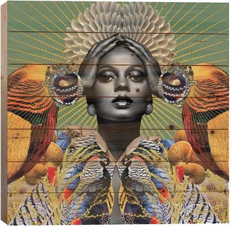 iCanvas Icanvas Iris Wood Print By Lolita Lorenzo