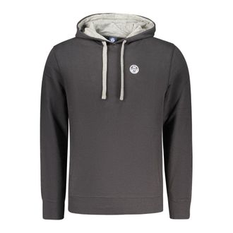North Sails Black Cotton Mens Sweatshirt