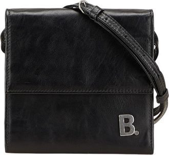 Balenciaga Black Leather Wallet (Tri-Fold) (Pre-Owned)
