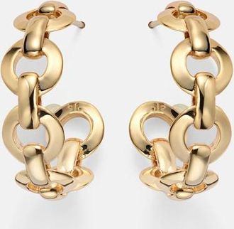 Jennifer Fisher 14kt gold-plated huggie earrings