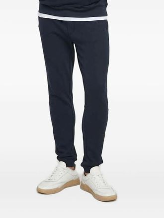 BOSS cotton track pants - men - Cotton/Cotton - S - Blue