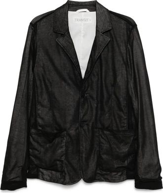 Transit Par-Such Blazer monopetto - Nero