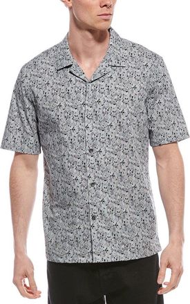 Theory Daze Leaf Print Shirt