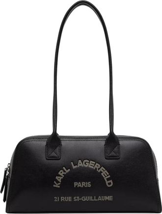 Karl Lagerfeld Tote Bag - Dames - Schoudertassen - Zwart - ONE Size - Leer - Tassen