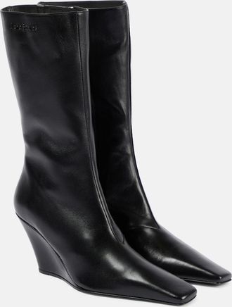 Acne Studios Brancesca 80 leather ankle boots