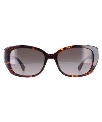 Kate Spade New York Rectangle Womens Havana Brown Gradient Kenzie/G/S - One Size