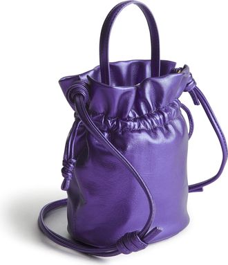 Vera Bradley Outlet Leather Tilden Drawstring Crossbody Bag