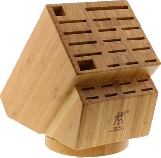 Zwilling 26-slot Bamboo Swivel Knife Block