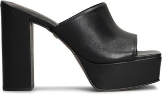 Carrano Mules in pelle 100mm - Nero