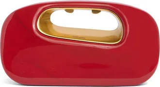Cult Gaia Amara Acrylic Clutch in Vermilion at Nordstrom