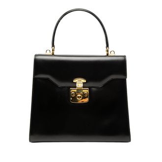 Gucci Pre-owned Gucci Smooth Calfskin Lady Lock Satchel Ladies 0GPGL5BQL6QDHKNM