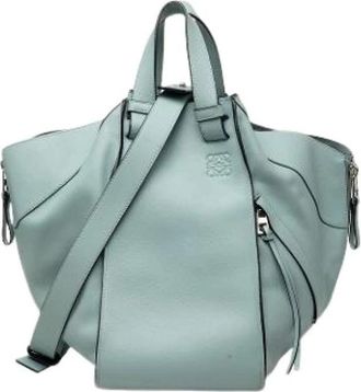 Loewe Tweedehands leren handtassen - Dames - Vintage Handtas - Blauw - ONE Size - Vintage