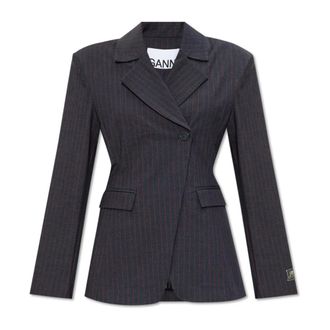 Ganni Donna, Giacche, Grigio, L, new