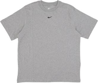 Nike Essential LBR T-shirt - Dames - Sportshirts - Grijs - XS - Katoen - Fitness