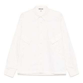 C.P. Company C.p. Company, Overhemden, Heren, Wit, L, Katoen, Gabardine Shirt