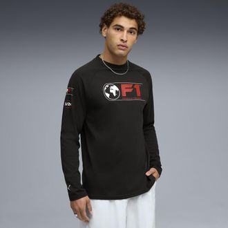 Puma T-shirt a maniche lunghe F1 da uomo, Abbigliamento, Nero, L
