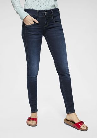 Herrlicher 5-Pocket-Jeans HERRLICHER Gila Slim Denim, Damen, Gr. 28, L&auml;nge 30, dull, Denim/Jeans, Obermaterial: 78% Baumwolle, 19% Polyester, 3% Elasthan, slim f