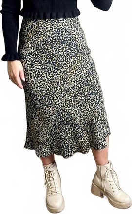Dress Forum Wild Thoughts Midi Skirt In Animal Print