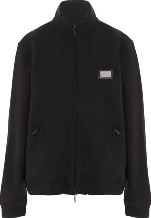 Emporio Armani Black Logo Modal Jersey Sweatshirt