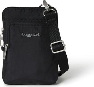 Baggallini Securtex Anti-Theft Activity Small Crossbody Bag in Black at Nordstrom