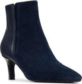Donald J Pliner Pointed Toe Bootie in Navy at Nordstrom Rack, Size 8