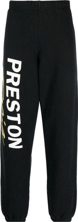 Heron Preston SS23 Preston Racing Sweat Pants Black HMCH027S23JER0031001