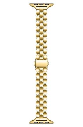 Posh Tech Emery Apple Watch Bracelet Watchband in Gold at Nordstrom