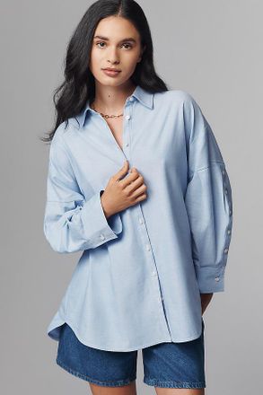 Maeve Oversized Buttondown Shirt