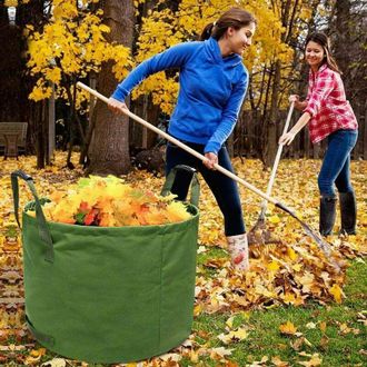 OEM Bolsa De Jardiner&iacute;a Extra Resistente De 125 Litros Con Asas, Bolsa Para Recoger Hojas Verdes Con Lona Militar (45,7 Cm De Alto X 55,8 Cm De Profundida