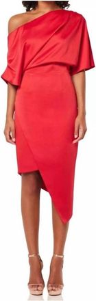 Elliatt Carson Off The Shoulder Dress In Red