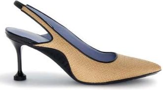 Voile Blanche Slingback - Dames - Pumps - Bruin - 36 EU - Leer - Schoenen