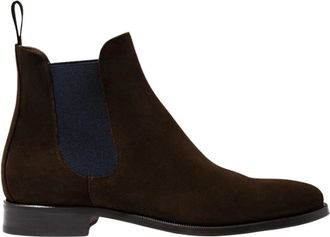 Scarosso Giancarlo Moro Scamosciato Chelsea Boots - Heren - Chelseaboots - Zwart - 44 EU - Leer - Schoenen