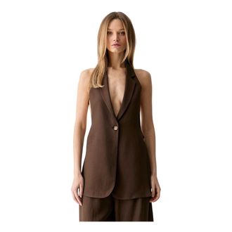 Vicolo Mujer, Chaquetas, Marr&oacute;n, Talla: M