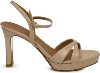 Albano Schoenen, Dames, Beige, 38 EU, Leer, 412 Hoge Hak Sandaal