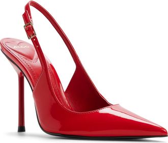 Aldo Serrah Slingback Pump in Medium Red at Nordstrom, Size 7.5