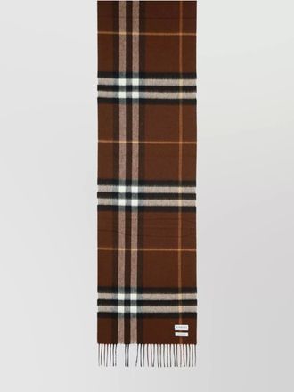 Burberry cashmere giant check scarf