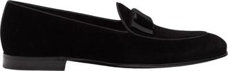 Dolce & Gabbana Velvet Loafers voor Heren - Heren - Loafers - Zwart - 40 EU - Schoenen