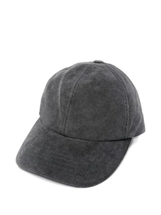 Isabel Marant corduroy baseball cap - women - Cotton/Cotton/Elastane - 59 - Black