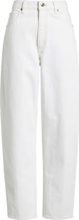 Frame Denim The Neat High Waist Barrel Jeans in Au Natural Clean at Nordstrom, Size 25