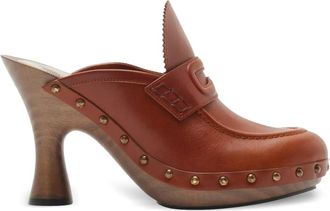 Burberry Mules Potter 111mm - Marrone