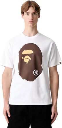 A Bathing Ape Big Ape Head T-shirt - Heren - T-shirts - Wit - 2XL - Katoen - Tops
