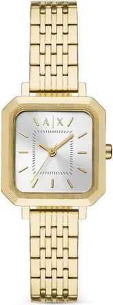 A|X Armani Exchange octagonal-case 27mm watch - Silver