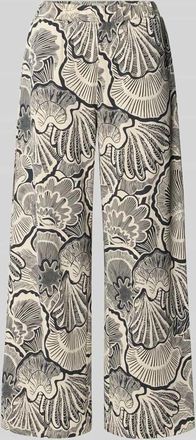 Schiesser Pyjama-Hose mit weitem Bein in Beige, Gr&ouml;&szlig;e 36