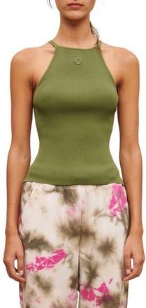 Maje Matchouli Ribbed Sweater Tank in Kaki at Nordstrom Rack, Size 3 (Fits Like 8 Us) / 40 Eu